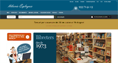 Desktop Screenshot of llibreriaesplugues.com