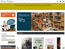 Tablet Screenshot of llibreriaesplugues.com